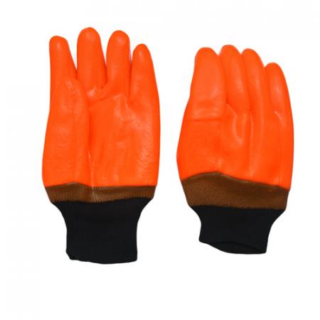 PVC working warm glove