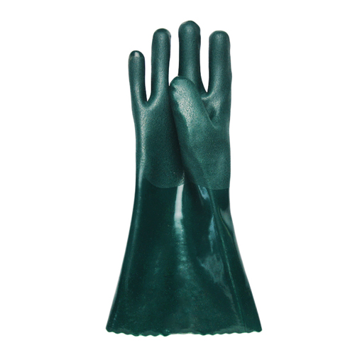 green oil proof gloves