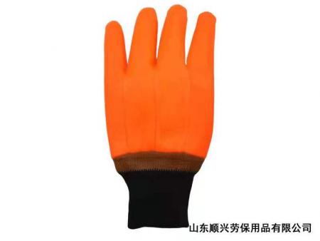 PVC Chemical Winter Gloves