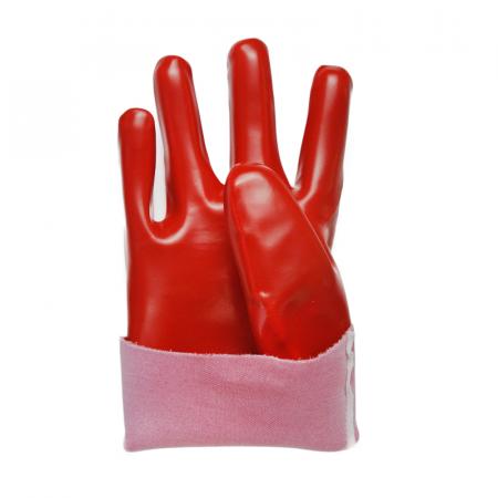 Ölbeständige PVC-beschichtete Handschuhe