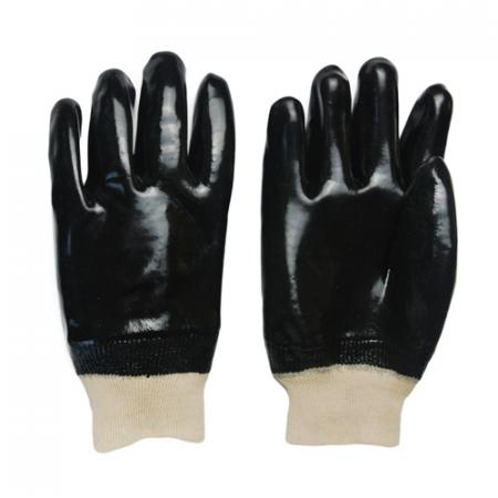 schwarzer PVC-Handschuh