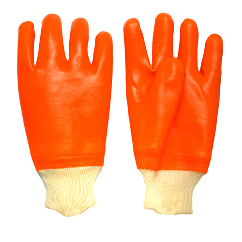 fluorescent pvc glove
