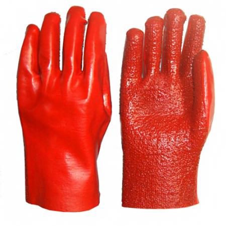 guantes rojos de alta resistencia