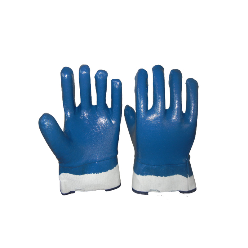 Bule Nitrile beschichtete Handschuhe.jpg