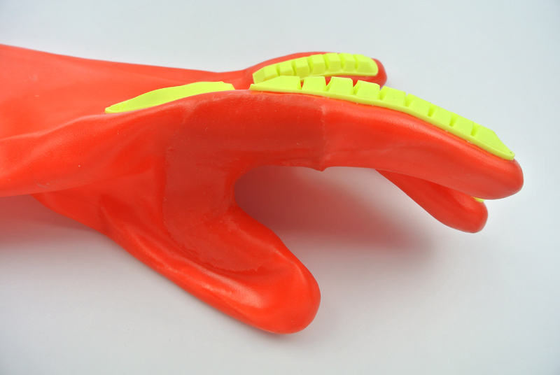 Fluorescent Red PVC coated gloves with TPR.jpg