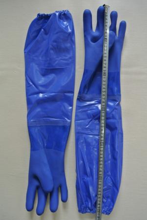 Almohadilla de algodón de punto sin costuras, recubierta con guante de trabajo de seguridad industrial de PVC