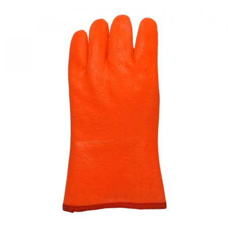 Insulated winter gloves with a turn-out liner