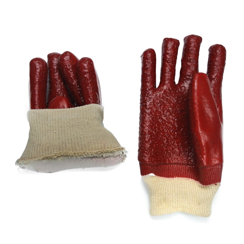 Pvc Heavy Duty Terry Toweling Glove K/W