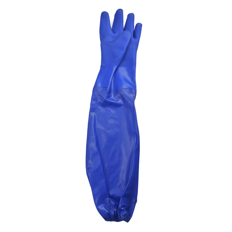 long sleeve pvc glove