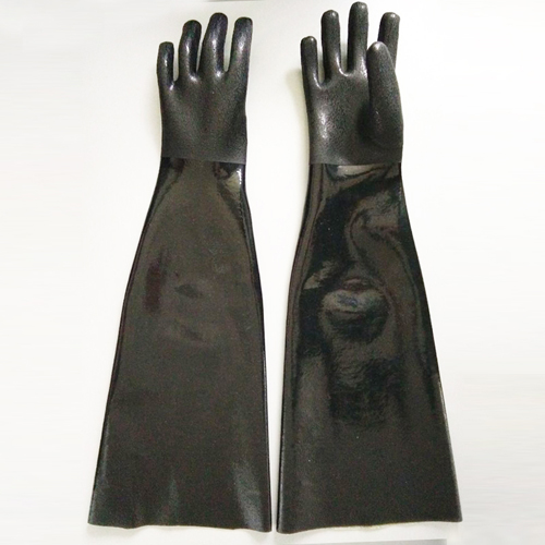 black oil proof glove