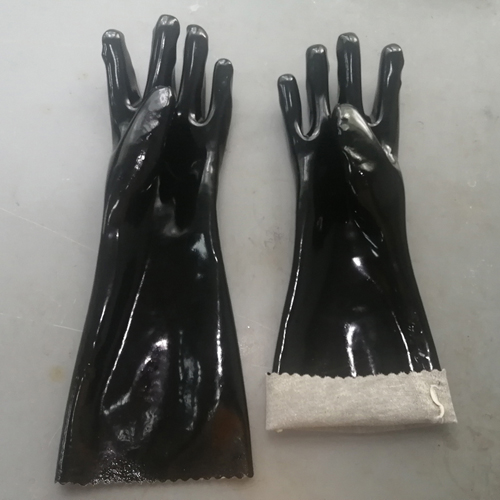 long pvc coated glove