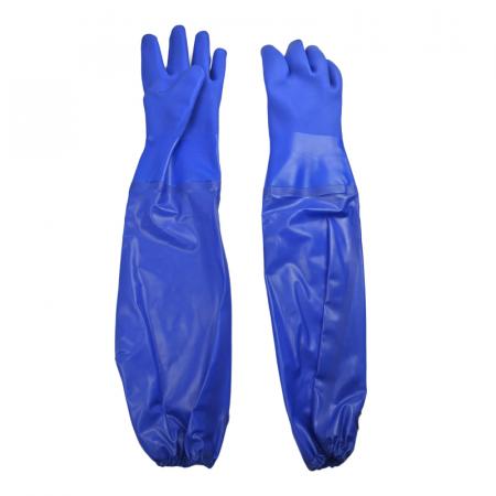 Chemical & Solvent Resistant 66cm 26" PVC Long Sleeved Gauntlet