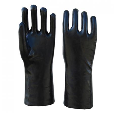 PVC black working glove