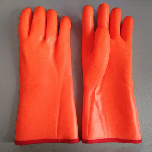 fluorescent pvc warm glove