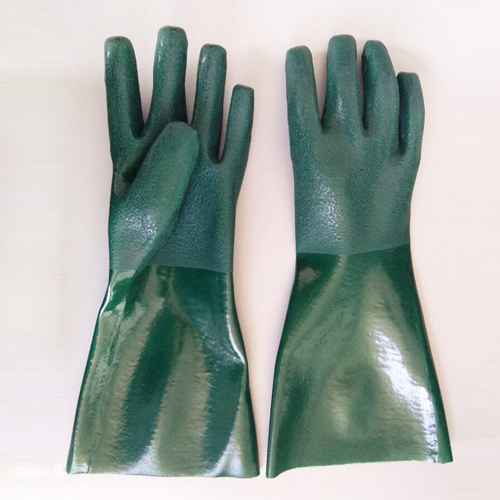 green alkali resistant gloves